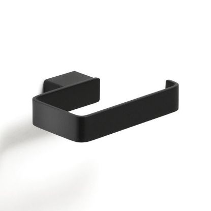 Immagine di PORTAROTOLO A PARETE LOUNGE 13X9,6X2,2 CM NERO MATT GEDY