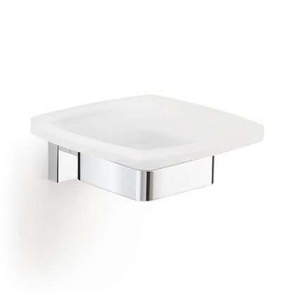 Immagine di PORTASAPONE A PARETE ELBA CROMATO GEDY