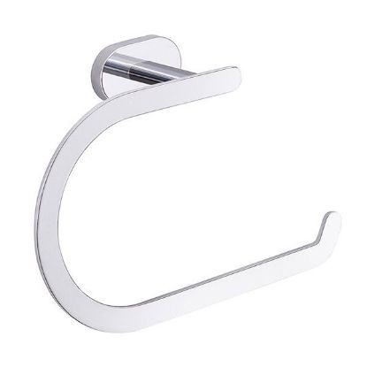 Immagine di PORTASALVIETTE A PARETE BERNINA AD ANELLO CROMATO GEDY