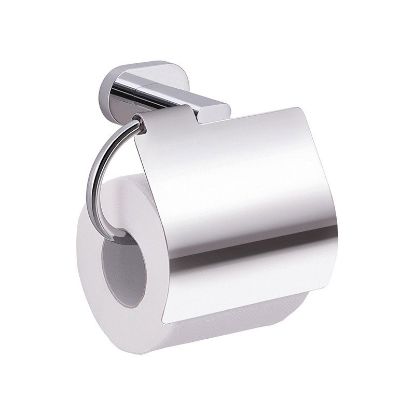 Immagine di PORTAROTOLO COPERTO A PARETE BERNINA CROMATO GEDY