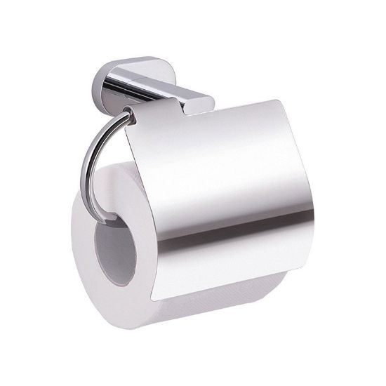 Immagine di PORTAROTOLO COPERTO A PARETE BERNINA CROMATO GEDY