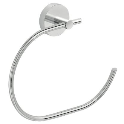 Immagine di PORTASALVIETTE A PARETE EROS AD ANELLO CROMATO GEDY