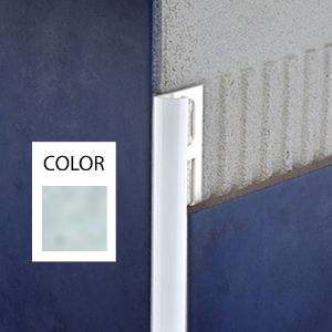 Immagine di PROFILO ANGOLARE ESTERNO PVC 10 MM VERDE CHIARO L. 2,60 MT