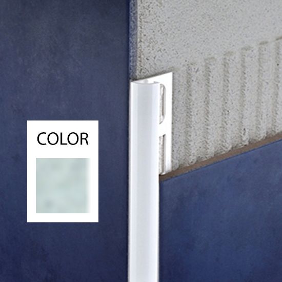 Immagine di PROFILO ANGOLARE ESTERNO PVC 8 MM VERDE CHIARO L. 2,60 MT