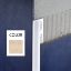 Immagine di PROFILO ANGOLARE ESTERNO PVC 8 MM CREMA SCURA L. 2,60 MT