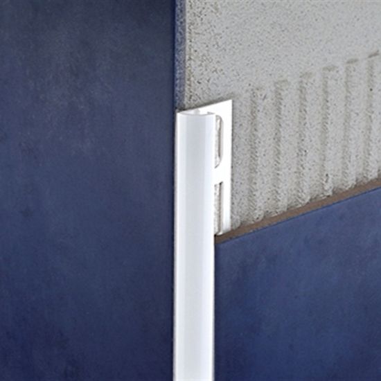 Immagine di PROFILO ANGOLARE ESTERNO PVC 10 MM BIANCO L. 2,60 MT