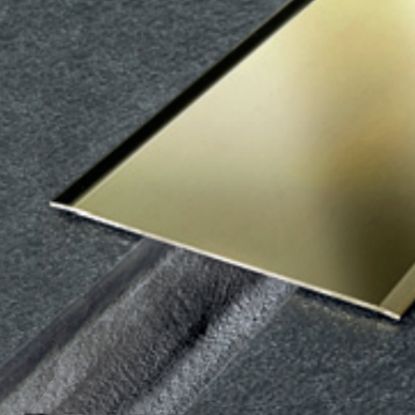 Immagine di PROFILO COPRIGIUNTO OTTONE LUCIDO LARGO 10 CM LUGHEZZA 3 MT