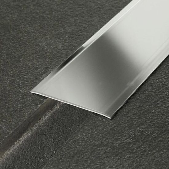 Immagine di PROFILO COPRIGIUNTO INOX LARGO 10 CM LUNGHEZZA 3 MT