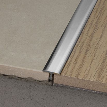 Immagine di PROFILO PROJOINT GIUNTO DI SEPARAZIONE ALLUMINIO ARGENTO 14 MM L.270 CM COD.99/T