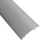 Immagine di PROFILO DI RACCORDO PER PAVIMENTO IN PVC ALLUMINIO ANODIZZATO ARGENTO DIVERSO LIVELLO 6,5/13 MM L.270 CM