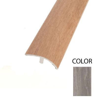 Immagine di PROFILO ALLUMINIO RIVESTITO DECORO 91 TERMINALE DIVERSO LIVELLO SP 6,5/10 C/7/SF 270 CM (X LAMINATO ROCK RIDGE OAK)