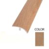 Immagine di PROFILO ALLUMINIO RIVESTITO DECORO 39 TERMINALE DIVERSO LIVELLO SP 6,5/10 C/7/SF 270 CM (X LAMINATO GONDOLA OAK)