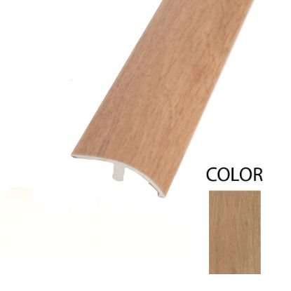 Immagine di PROFILO ALLUMINIO RIVESTITO DECORO 39 TERMINALE DIVERSO LIVELLO SP 6,5/10 C/7/SF 270 CM (X LAMINATO GONDOLA OAK)