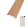 Immagine di PROFILO ALLUMINIO RIVESTITO DEC. 05 TERMINALE DIVERSO LIVELLO SPESSORE 6,5/10 270 CM (PER LAMINATO)