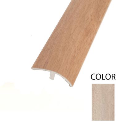 Immagine di PROFILO ALLUMINIO RIVESTITO DECORO 08 TERMINALE DIVERSO LIVELLO SP 6,5/10 C/7/SF 270 CM (X LAMINATO GREENLAND OAK)