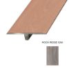 Immagine di PROFILO ALLUMINIO RIVESTITO DEC. 91 GIUNZIONE PARI LIVELLO L. 4 CM L. 270 CM (PER LAMINATO)