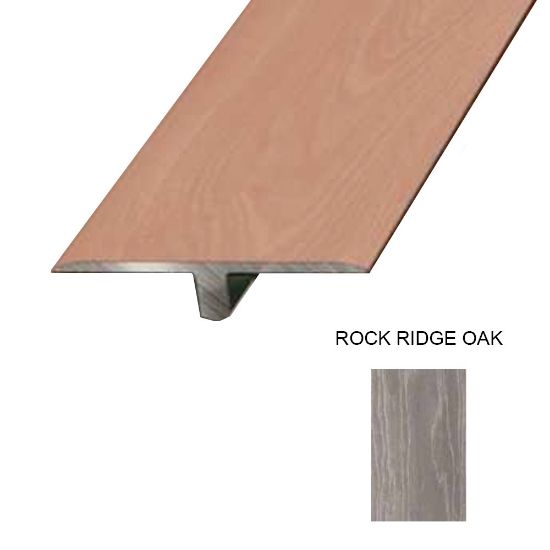 Immagine di PROFILO ALLUMINIO RIVESTITO DEC. 91 GIUNZIONE PARI LIVELLO L. 4 CM L. 270 CM (PER LAMINATO)