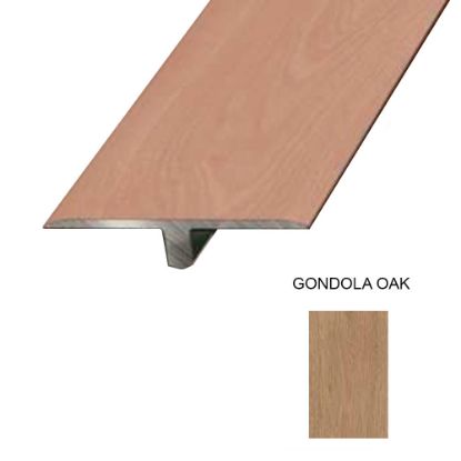 Immagine di PROFILO ALLUMINIO RIVESTITO DECORO 39 GIUNZIONE PARI LIVELLO L 4 CM Z/1/SF 270 CM (X LAMINATO GONDOLA OAK)
