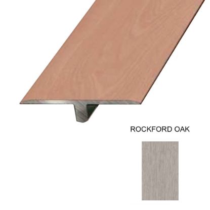 Immagine di PROFILO ALLUMINIO RIVESTITO DECORO 13 GIUNZIONE PARI LIVELLO L 4 CM Z/1/SF 270 CM (X LAMINATO ROCKFORD OAK)