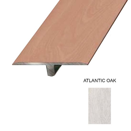 Immagine di PROFILO ALLUMINIO RIVESTITO DEC. 05 GIUNZIONE PARI LIVELLO L. 4 CM L. 270 CM (PER LAMINATO)