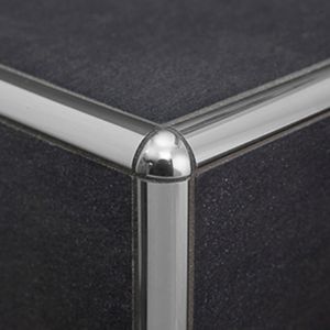 Immagine di RACCORDO PER PROFILO INOX TONDO ANGOLO ESTERNO SP. 10 MM COD.TIE/10