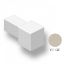 Immagine di TAPPO PER PROFILO ANGOLARE QUADRO ALLUMINIO VERNICIATO BEIGE SP 10 MM COD. ZQVN/10/EI