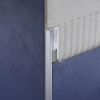 Immagine di PROFILO ANGOLARE ELLE ALLUMINIO BRILL LUCIDO ARGENTO SPESSORE 10 MM L. 270 CM COD. ZB/10