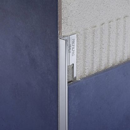 Immagine di PROFILO ANGOLARE ELLE ALLUMINIO BRILL LUCIDO ARGENTO SP. 10 MM L.270 CM COD. ZB/10