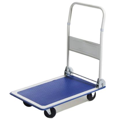 Immagine di CARRELLO CON PIANALE 4 RUOTE 150 KG