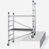 Immagine di TRABATTELLO ALLUMINIO MODELLO ALTO M1+M2+M3 STRUTTURA COMPLETA ALT MAX LAVORO 6,90 MT FACAL