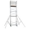 Immagine di TRABATTELLO ALLUMINIO MODELLO ALTO M1+M2+M3 STRUTTURA COMPLETA ALT MAX LAVORO 6,90 MT FACAL