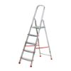 Immagine di SCALA A LIBRETTO ALLUMINIO 5 GRADINI ALTEZZA MAX DI LAVORO 289 CM GIERRE