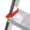 Immagine di SCALA A LIBRETTO ALLUMINIO 5 GRADINI ALTEZZA MAX DI LAVORO 289 CM GIERRE
