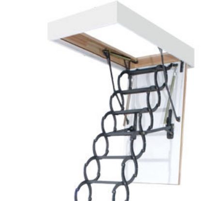 Immagine di SCALA RETRATTILE PER SOFFITTA 70x120 CM ALTEZZA 280 CM