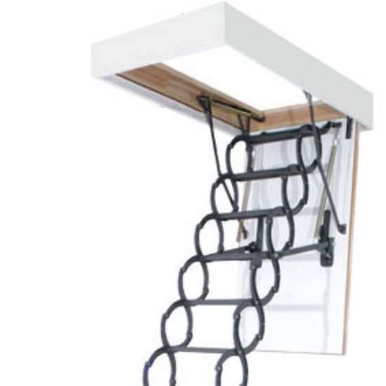 Immagine di SCALA RETRATTILE PER SOFFITTA 70X120 CM ALTEZZA 280 CM