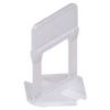 Immagine di BASE LIVELLANTE PER PIASTRELLE FUGA 1,5 MM H. 3-12 MM CONFEZIONE 100 PZ RAIMONDI