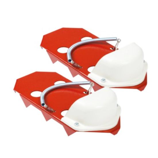 Immagine di CIABATTE PER PIASTRELLISTA IN METALLO HUSKY PER LA POSA CON ADESIVO RAIMONDI