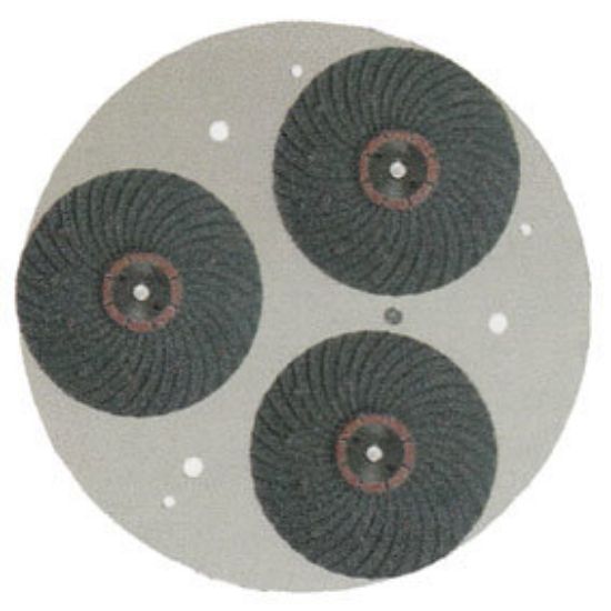 Immagine di DISCO CON 3 FIBRODISCHI AL CARBURO DI SILICIO GRANA 16 DIAMETRO 420 MM PER SUPERTITINA