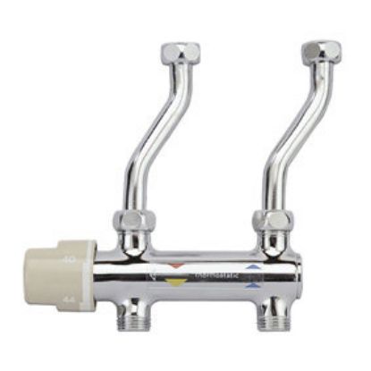 Immagine di MISCELATORE TERMOSTATICO SOTTO SCALDABAGNO Ø 1/2" RIVER