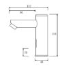 Immagine di RUBINETTO LAVABO ELETTRONICO CON TRASFORMATORE E BATTERY BOX CROMO THERMOMAT