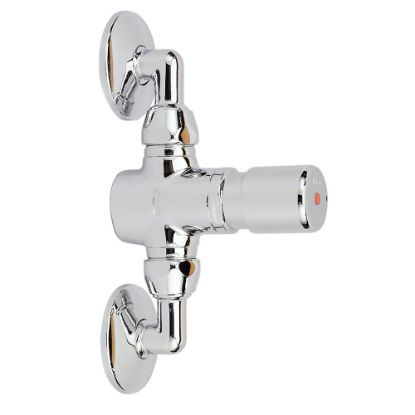 Immagine di RUBINETTO DOCCIA ESTERNO MAGIC TEMPORIZZATO CROMO RIVER