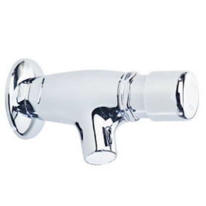 Immagine di RUBINETTO A PARETE MAGIC TEMPORIZZATO CROMO RIVER