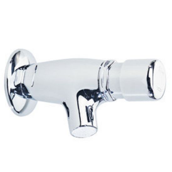 Immagine di RUBINETTO A PARETE MAGIC TEMPORIZZATO CROMO RIVER