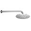 Immagine di SOFFIONE TONDO CON BRACCIO TONDO PRINCESS DIAMETRO 30 CM CROMO QD ITALIA
