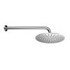 Immagine di SOFFIONE TONDO CON BRACCIO TONDO PRINCESS DIAMETRO 20 CM CROMO QD ITALIA