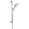 Immagine di SALISCENDI TONDO 90 CM CON DOCCETTA 3 GETTI CON PULSANTE CROMO PAINI