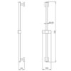 Immagine di SALISCENDI QUADRO SLIDING-BAR CROMO QD ITALIA