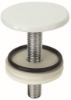 Immagine di TAPPO COPRIFORO BIANCO PER SANITARIO Ø 50 MM (CONF. 2 PZ)