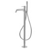 Immagine di PARTE ESTERNA MISCELATORE VASCA DA PAVIMENTO X-STEEL 316 ACCIAIO INOX NEWFORM