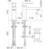 Immagine di MISCELATORE MONOCOMANDO LAVABO ERGO-Q CROMO CON SCARICO NEWFORM